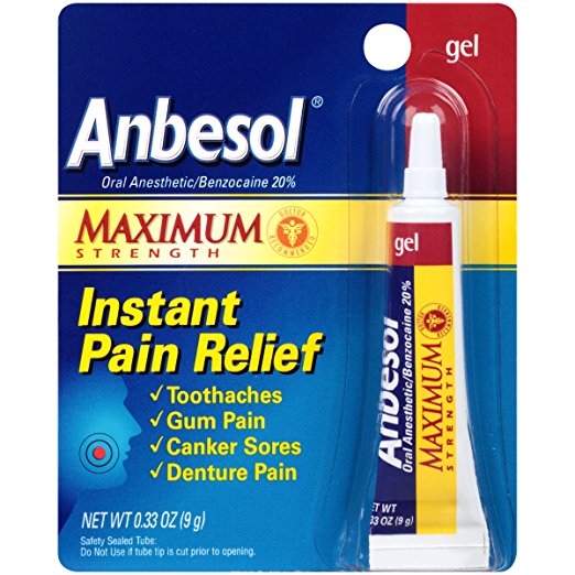 Anbesol Maximum Strength Oral Anesthetic Gel