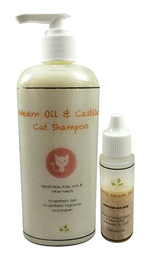 Pure Neem Oil Natural Flea Control Drop for Cats, Dogs, Humans